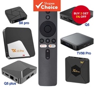 Voice control for Android TV boxes, compatible with TV98pro and TX20 pro remotes with the same butto