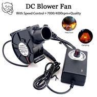 BBQ Blower Fan for Kalan Blower Cooking Air Blower Kalan DC 12V Portable Blower with Speed Control 7