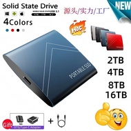 Foreign Trade SSD Mobile Solid State Drive Hard Drive Expansion Upgrade 8TB16TB32TB High Speed 3.1