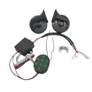 8-Tone Air Horn Car Musical Air Horn Controller for Vehicles Motorcycles Car with 8 Sounds Control B