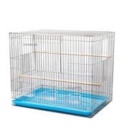 Large Electroplating Starling Breeding Cage Thick Metal Birdcage Garden Outdoor Portable Cage Budgie