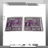 Ned Indie 2 Cent Used Stamps