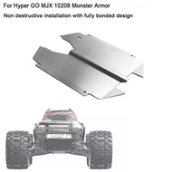 Stainless Steel Chassis Armor Protector for Hyper GO MJX 10208 1/10 RC Car Upgrade Parts Accessories