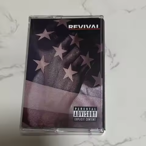 Rare Sealed Eminem Revival (Deluxe) Hip Hop Rap Audio Cassette Tape Vintage Retro Music Collectible