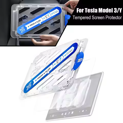 For Tesla Y/YL Rear Screen Film Dust-Free Installation Anti-Scratch Car HD Tool Glass Accessories Te