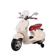 義大利Vespa - 電動玩具車-白