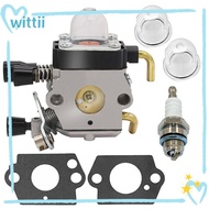 WITTII 9 Pcs/Set Carburetor Kit, with Primer Bulb with Gasket Carburetor Replacement, Complete Assem