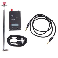 FM Transmitter Stereo Input 500mW FM Transmitter Type C Port for Parking Lot Black FM Transmitter