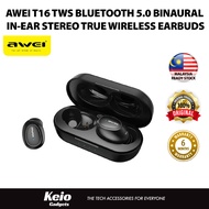 AWEI T16 True Wireless Sports Earbuds Stereo Bluetooth 5.0 Earbud Earphone