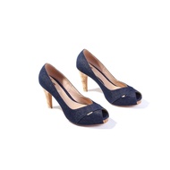 LALANTA 65 BLUE JEANS ส้นสูง 3.2 นิ้ว เสริมด้านหน้า 8 มิลลิเมตร