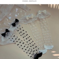 Socks Socks Bow Socks Socks Socks Socks Girls Bow Socks Pile Socks Korean Socks Beaded Lace Baby Gla
