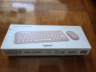 Logitech Pebble 2 Combo Keyboard and Mouse Pink