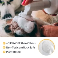 Pet Paw Cleaning Foam with Silicone Scrubber for Dogs Cats Horses