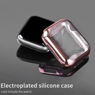 Cover For Apple Watch case 44mm/40mm iwatch series SE 6 5 4 3 2 42mm/38mm silicone bumper screen pro