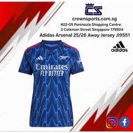 Adidas Arsenal 25/26 Away Women Jersey JI9551