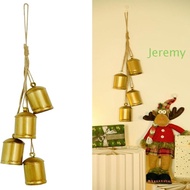 JEREMY1 Christmas Cow Bells, Metal Vintage Hanging Rustic Bells, Witch Bells Shabby Lucky with Hangi