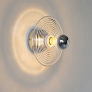 Nordic Glass Corrugated Wall Lamp Suitable for Corridors/balconies/stairs/foyer