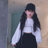 Kids Girl Hip-hop Cropped Performance Clothes