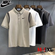 Baju Polo Lelaki Original Simple and Versatile Casual Polo Shirt Men's Lapel Plus Size Business Polo
