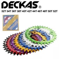 Deckas 104bcd Long Round Chainring MTB Mountain Bike 104bcd 32t 34t 36t 38t