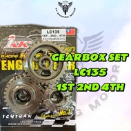IKK RACING GEARBOX SET LC135 GEAR RACING 1ST 2ND 4TH GEARBOX RACING 135LC LC135 LC4S GEARBOX RACING