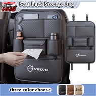 Volvo Car Seat Back Storage Bag Multi-Functional Storage Organizer Hanging Bag With Pockets Kick Mat