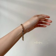 中古正品 Christian Dior 迪奧 鑊金簡約 手鍊 禮物 古董首飾