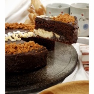 chococheese brownies (kue ulang tahun anniversary cemilan) - diameter 25cm