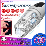 Triple Motor Automatic masturbators for mens Cup Oral Male Sexx Toy For Men 5 Biting & 8 Vibrating P