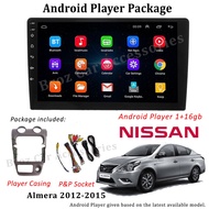 [Installation Available] For Nissan Almera 2012-2015 Android Player (1+16GB) [FREE Player Casing + PNP Socket] MP5 Waze