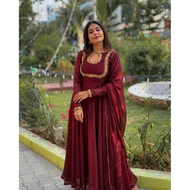 anarkali gown with dupatta