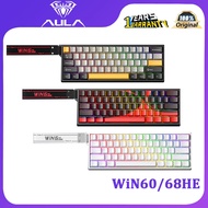 AULA WiN 60/68HE Magnetic Switch Mechanical keyboard RT game FPS Fearless Contract customized Wired 