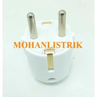 ETERNA C 1061 C1061 Brass Round Grounding Plug, Original, SNI Quality, White