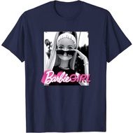 Children's Clothing Barbie Sunglasses Barbie Girl T-Shirt Baby Clothes Tops for Boys Girls Women Boy