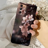 Samsung Galaxy A04S Softcase - Pro Camera Silicone - Samsung Galaxy A04S Case - Floral Motif Samsung