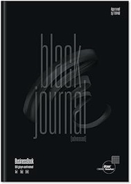 Ursus 608560100 Black Journal A4 Squared Journal 90 g/m² 5 mm 80 Sheets