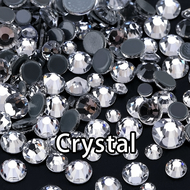 Gred AAAAA  144pcs  otfix Rhinestone baju Glass crystal AB crystal clear Flat Back Iron On Strass Cr