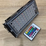 Lampu Sorot RGB Warna Warni Remote 50 Watt 50W