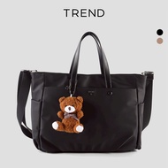 TREND กระเป๋าถือ/กระเป๋าสะพาย ผ้า Fabric (Cloth) (F) รุ่น MIKA (มี 2 สี) l กระเป๋าแฟชั่น ผู้หญิง