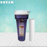 C.C.K Housing Pre Filter 1/2” Free 1 Pcs Pp Filter