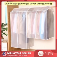 Plastik Baju Gantung Plastic Cloth Dust Cover With Zipper Cover almari cover Cabinet Shirt cover Pembalut plastik baju