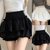 Two-Layer Skirt Ballet Skirt Korean Style Cute Has Lining Tennis Short Skirt