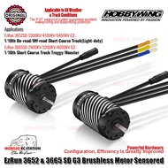 Hobbywing EzRun 3652 & 3665 SD G3 Brushless Motor Sensored for RC Car 1/10th On-road Off-road Short 