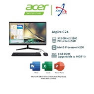 ACER ASPIRE C24-1610-200W11(N200) / C24-1610-N305W11 (I3-N305) 23.8" ALL-IN-ONE DESKTOP PC ( 8GDR5 5