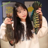 JEREMY Simulation Fish Plush Pillow, Stuffed Grouper Cartoon Fish Plush Toy, Creative PP Cotton Soft