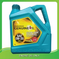 ORI PERODUA FULLY 0W20 4L BEZZA MYVI ALZA ARUZ ATIVA 0W-20 ENGINE OIL FULLY SYNTHETIC 0W 20 NEW GREE