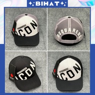 DSQUARED2 Men's and Women's Fashion Button Mesh Cap, Dsquared2 Mesh Hat with MU136 color combination