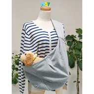 N87 Pet Sling Bag Gray Shoulder Soft Large Size Second-Hand From Japan