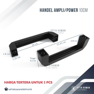 Handle Ampli 10 cm / Handel Box Boks Amplifier Power Mixer/ Pegangan Plat Tarikan Plastik Hitam Kokoh &amp; Tebal