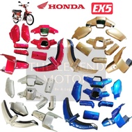 HONDA EX5 DREAM Cover Set Coverset Complete Body BodyCover Purple Hitam Biru Hijau Gold Silver Merah